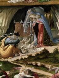 Nativité mystique (détail) (Sandro Botticelli) - Muzeo.com