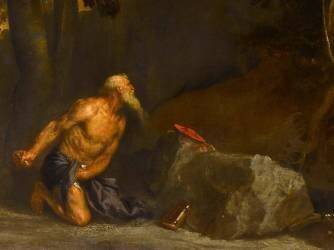 Saint Jérôme (détail) (Titien) - Muzeo.com