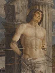Saint Sébastien (détail) (Andrea Mantegna) - Muzeo.com