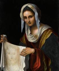 Sainte Véronique (Lorenzo Costa) - Muzeo.com