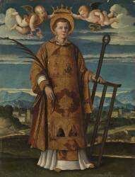 Saint-Laurent (Girolamo da Santacroce) - Muzeo.com