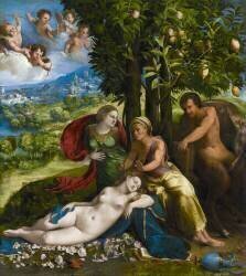 Scène mythologique (Dosso Dossi) - Muzeo.com