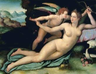 Venus and Cupid (Alessandro Allori) - Muzeo.com