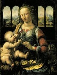 Vierge et enfant (Léonard de Vinci) - Muzeo.com