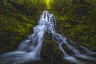 Staircase Falls (Ryan Dyar) - Muzeo.com