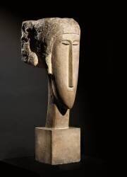 Tête (Amedeo Modigliani) - Muzeo.com