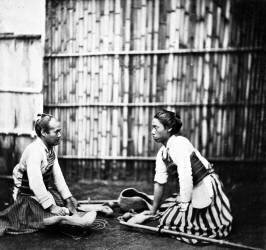 Escrimeurs japonais (Felice Beato) - Muzeo.com