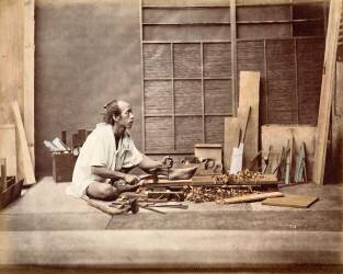 Le charpentier (Stillfried & Andersen) - Muzeo.com