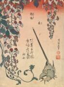 Bergeronnette et glycine (Hokusai) - Muzeo.com