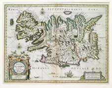 Carte de l'Islande (Willem Blaeu) - Muzeo.com