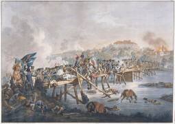 Combat près d'Ebersberg, le 3 mai 1809 (Johann Lorenz Rugendas) - Muzeo.com