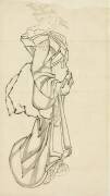 Courtisane ambulante (Hokusai) - Muzeo.com