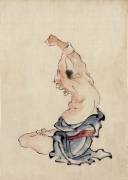 Étirement de l'homme (Hokusai) - Muzeo.com