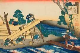 Harumichi no Tsuraki (Hokusai) - Muzeo.com