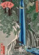 La chute d'eau (Hokusai) - Muzeo.com