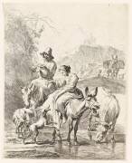 Le ruisseau traversé (Nicolaes Berchem) - Muzeo.com