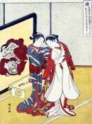 Les Cinq vertus (Suzuki Harunobu) - Muzeo.com