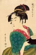 Naniwaya Okita (Kitagawa Utamaro) - Muzeo.com