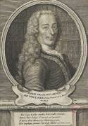 Voltaire (1694-1778) - représenté en 1736 (Etienne-Jehandier Desrochers) - Muzeo.com