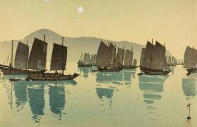 Abuto le matin (Hiroshi Yoshida) - Muzeo.com