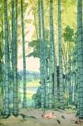 Bosquet de bambous (Hiroshi Yoshida) - Muzeo.com