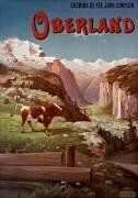 Chemins de Fer Jura-Simplon. Oberland. (Hugo d'Alesi) - Muzeo.com