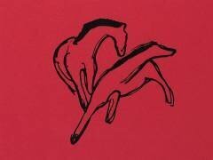 Deux chevaux (Franz Marc) - Muzeo.com