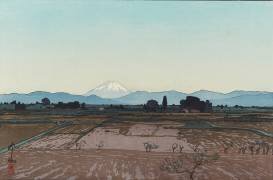 Fuji depuis Musashino (Hiroshi Yoshida) - Muzeo.com
