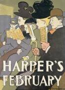 Harper's February (Edward Penfield) - Muzeo.com