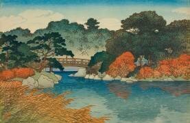 Jardin d'automne (Hasui Kawase) - Muzeo.com