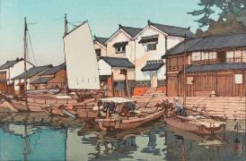 Kura à Tomonoura (Hiroshi Yoshida) - Muzeo.com