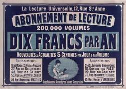 La Lecture universelle (Jules Chéret) - Muzeo.com