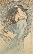 La Musique (Alfons Mucha) - Muzeo.com