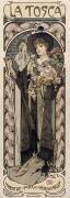 La Tosca, théatre-Sarah-Bernhardt (Alfons Mucha) - Muzeo.com