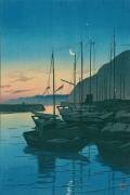 L'aube à Beppu (Hasui Kawase) - Muzeo.com