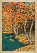 L'automne à Oirase (Hasui Kawase) - Muzeo.com