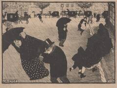 L'averse (Félix Vallotton) - Muzeo.com