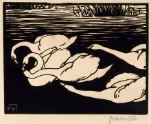 Les cygnes (Félix Vallotton) - Muzeo.com