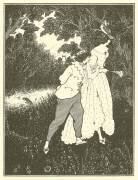 Les trois musiciens (Aubrey Beardsley) - Muzeo.com