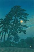 Lune à Magome (Hasui Kawase) - Muzeo.com