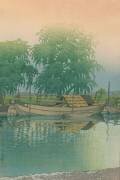 Matin à Tsuchiura (Hasui Kawase) - Muzeo.com