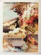 Paris-Lyon-Méditerranée. Menton, la Côte d'Azur, Eze (Ernest Lessieux) - Muzeo.com