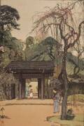 Passerelle des prunes (Hiroshi Yoshida) - Muzeo.com