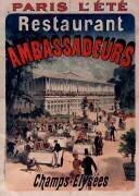 Restaurant des Ambassadeurs (Jules Chéret) - Muzeo.com