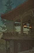 Soirée à Nara (Hiroshi Yoshida) - Muzeo.com