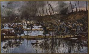 Sur l'Yser, août 1917 (François Flameng) - Muzeo.com