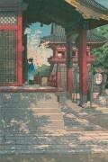 Temple Meguro Fudō (Hasui Kawase) - Muzeo.com