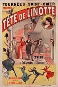 Tournées Saint-Omer. Prochainement Tête de linotte : comédie en 3 actes de th. Barrière et E. Gondinet... (anonyme) - Muzeo.com