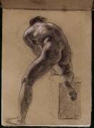 Académie d'homme nu (Eugène Delacroix) - Muzeo.com