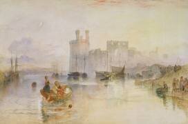 Château de Caernarvon (Joseph Mallord William Turner) - Muzeo.com